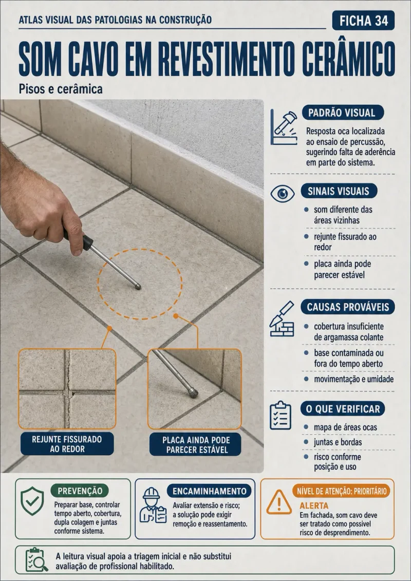 Prévia 7 do Manual da Obra: som cavo em revestimento ceramico