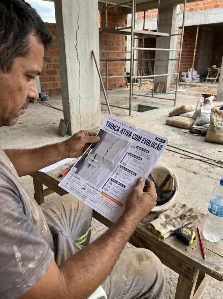 Manual da Obra sendo utilizado 5